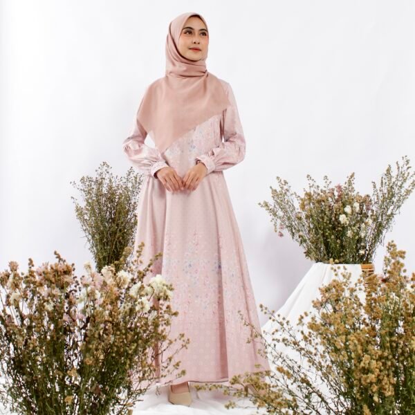 Karima Dress - Peach Blush - Image 2