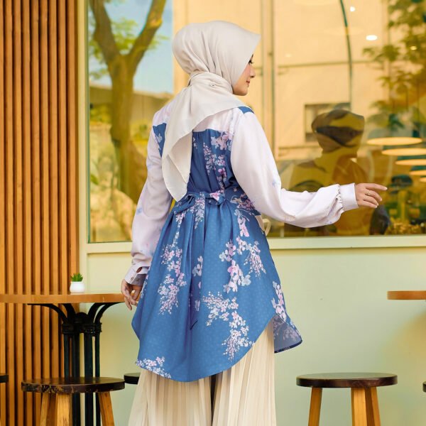 Karima Pocket Tunic - Navy - Image 3