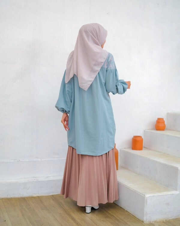 Annasha Long Tunic Blue - Image 4