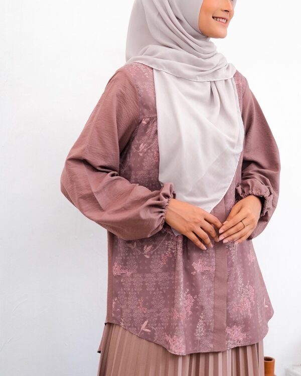 Annasha Short Tunic Brown - Image 3