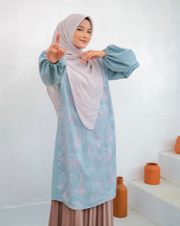 Annasha Long Tunic Blue