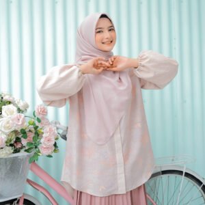 Annasha Short Tunic Beige
