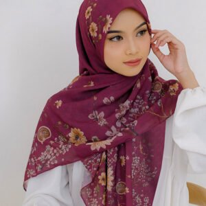 Juwita Scarf - Rhubarb