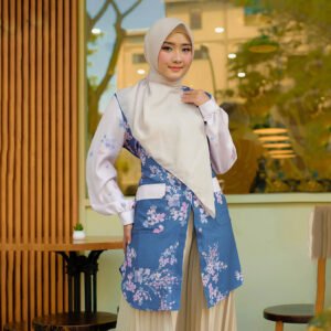 Karima Pocket Tunic - Navy